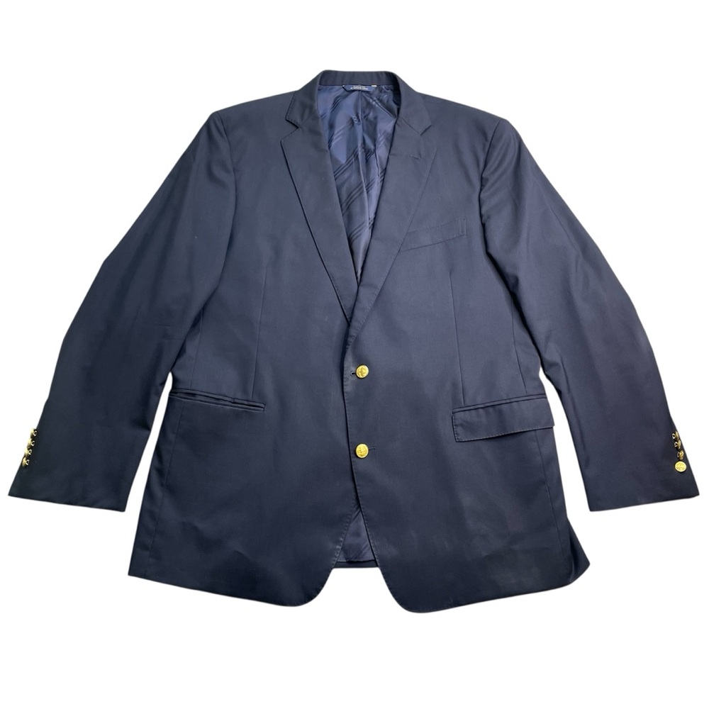 Brooks Brothers Brooksgate Regent Wool Blazer Men 46L Vitale Barberis Union Made